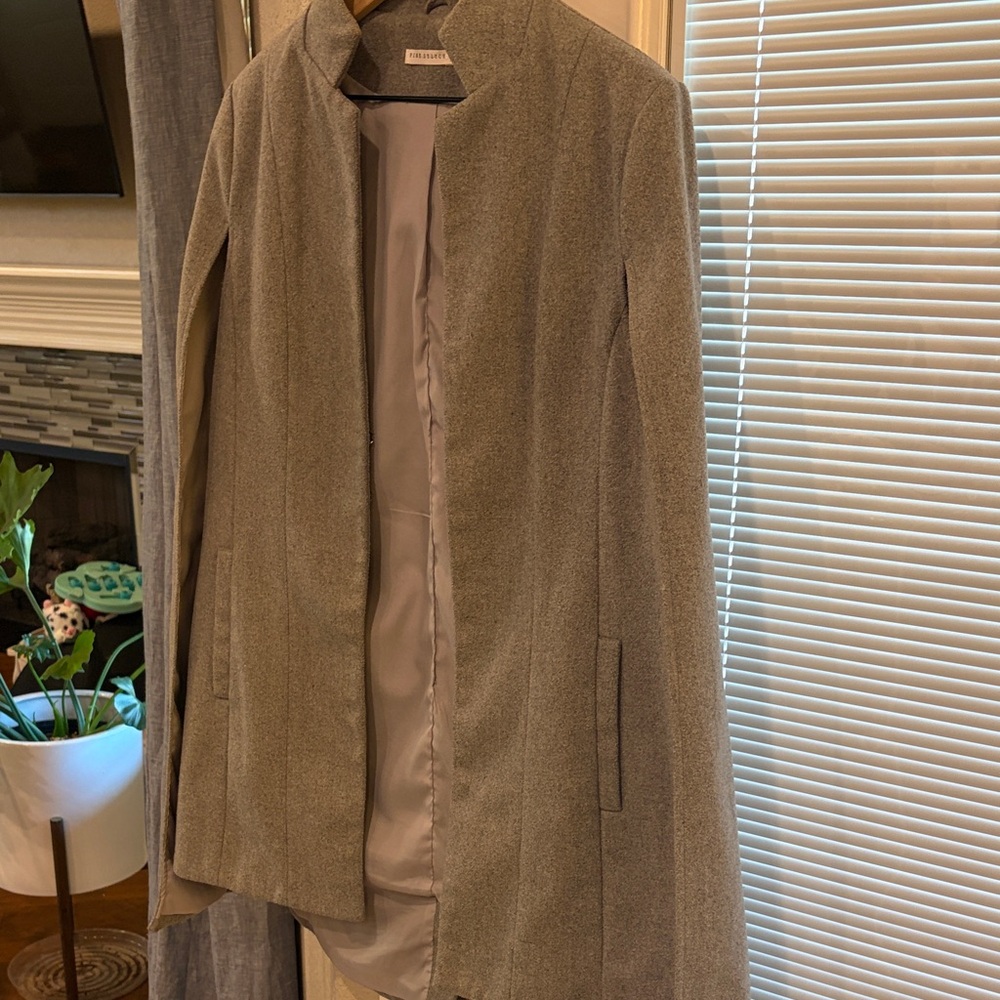 Gray cape